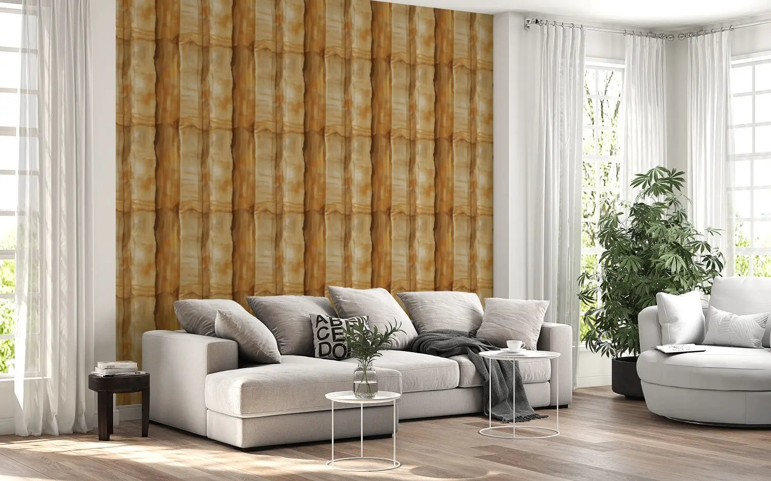 Earthen Strata Mural WallCreatives