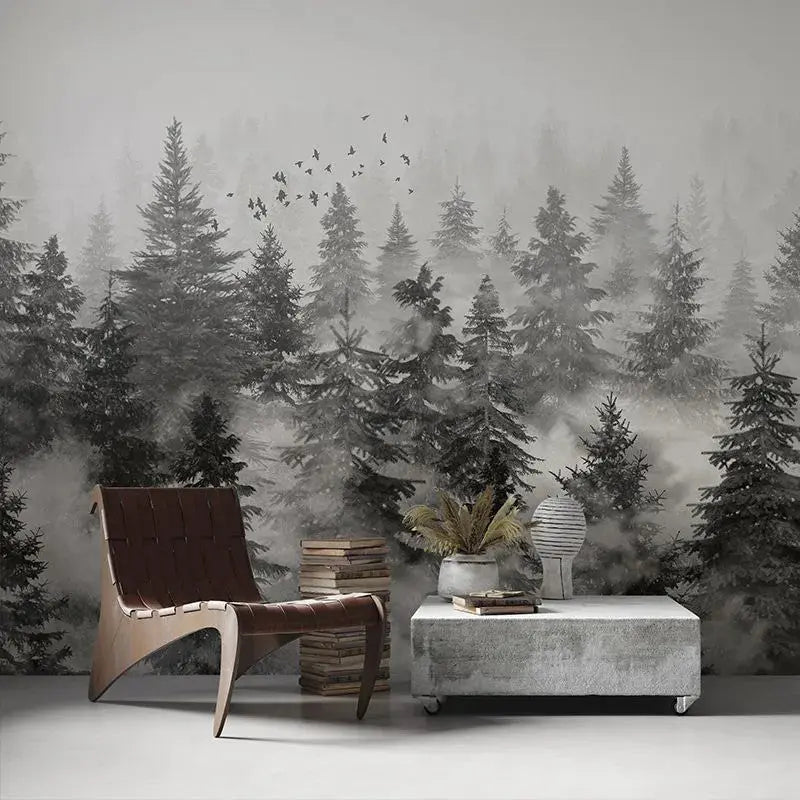 Rivian Forest Charcoal Wallpaper Vladila
