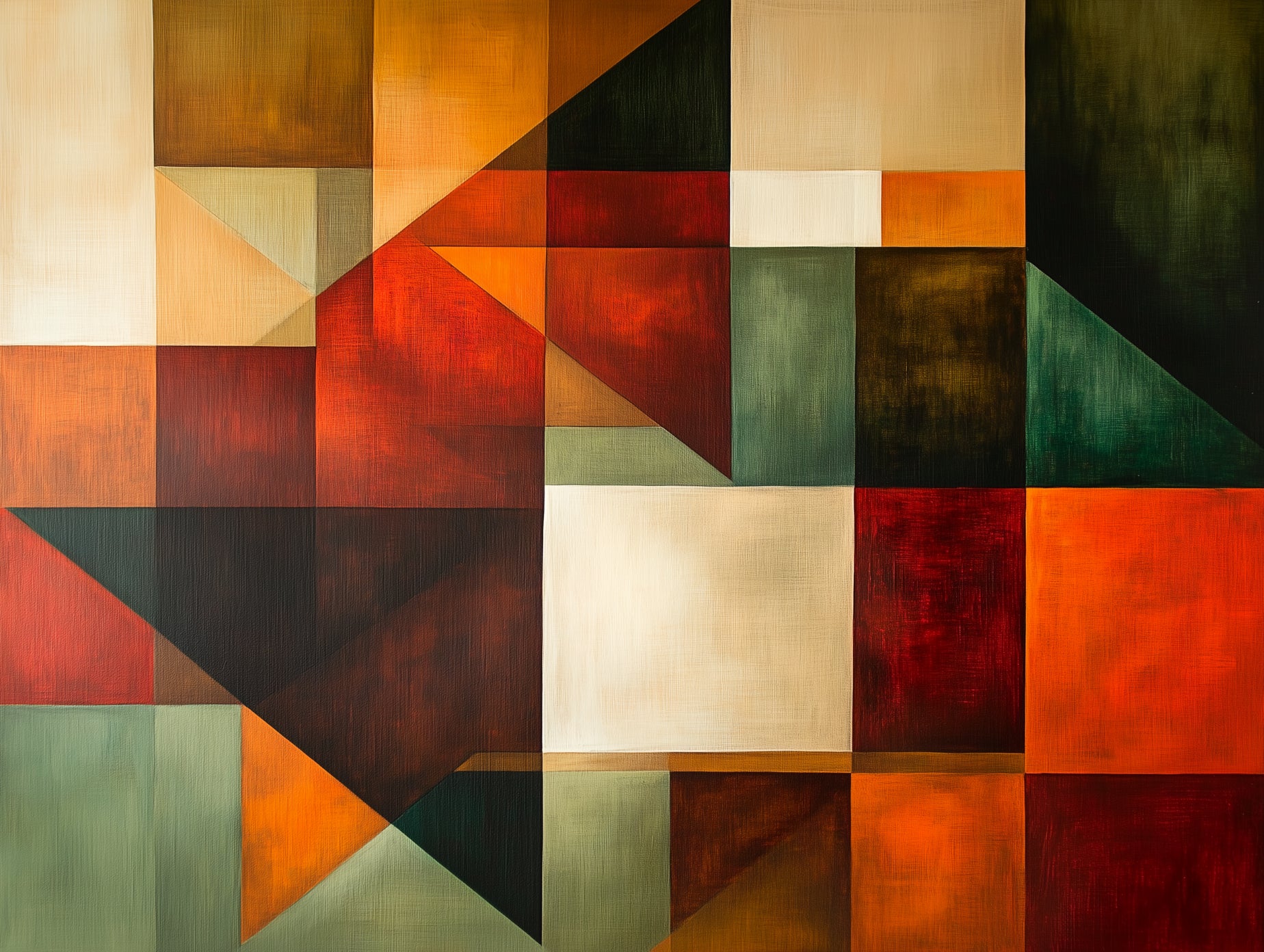 Hearthstone Geometric Mosaic - WallCreatives