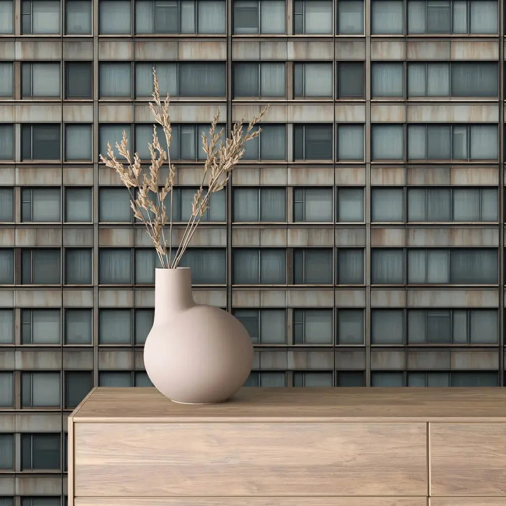 Metropolitan Concrete Grid - WallCreatives