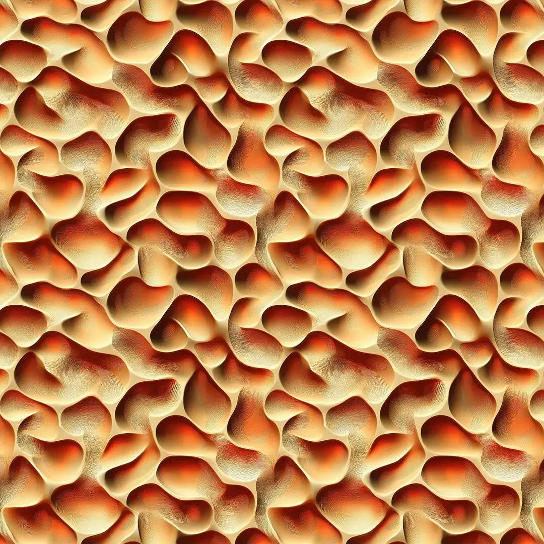 Warm Dune Contours - WallCreatives