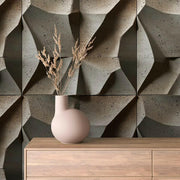 Brutalist Geometric Facets - WallCreatives