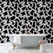 Geometric Grunge Light Wallpaper Vladila