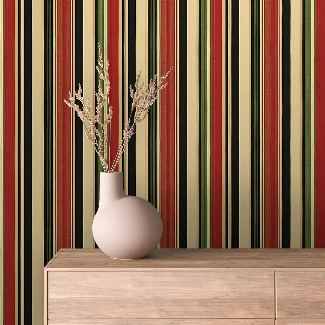 Westwood Manor Woven Stripe - WallCreatives
