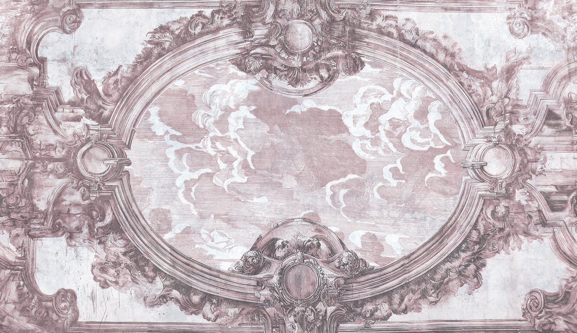 Tapet Porcelain Sky Rose WallCreatives