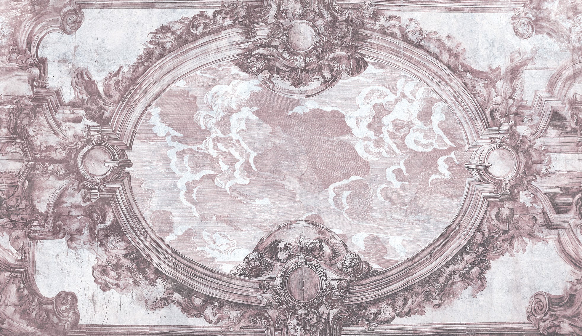 Tapet Porcelain Sky Rose WallCreatives