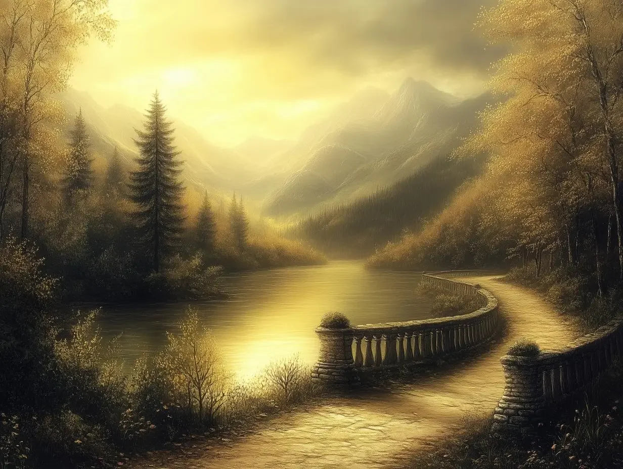 Whispers of a Golden Dawn - WallCreatives