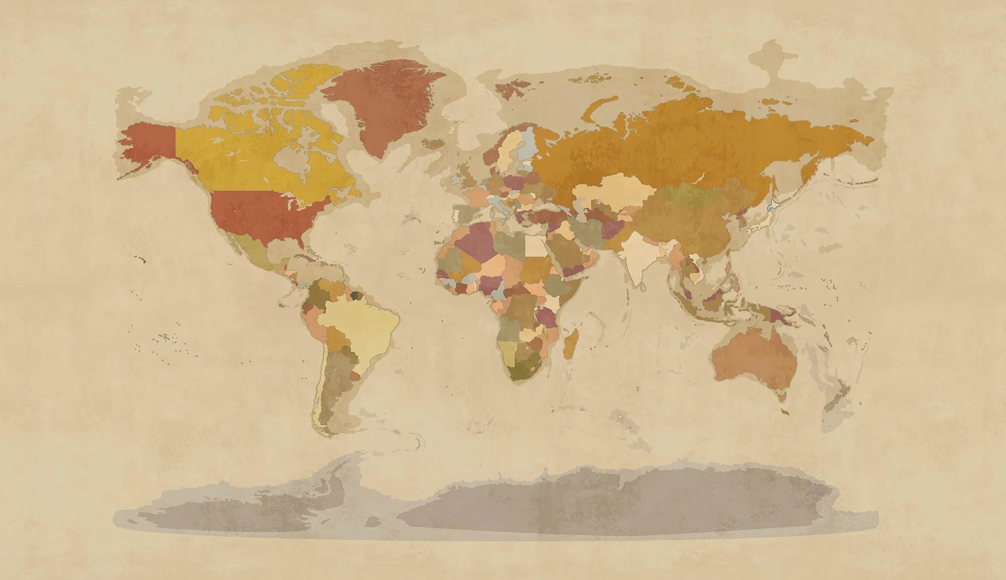 Vintage map Wallpaper Vladila