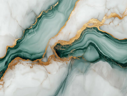 Emerald River Gilt Marble - WallCreatives