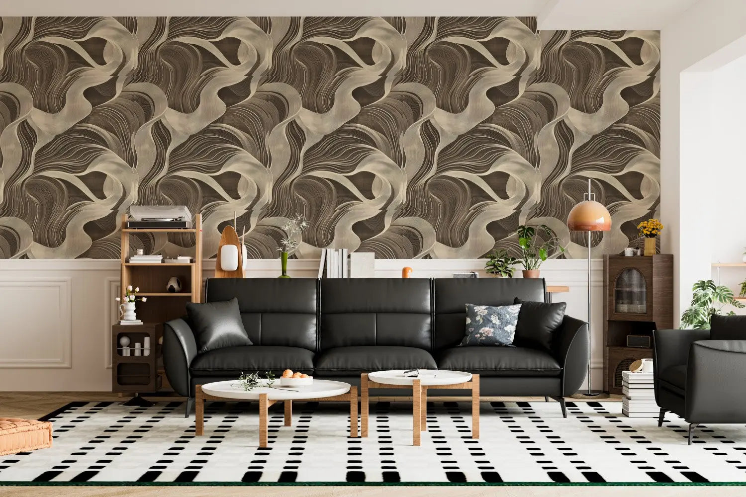 Earthen Flow Wall Mural WallCreatives