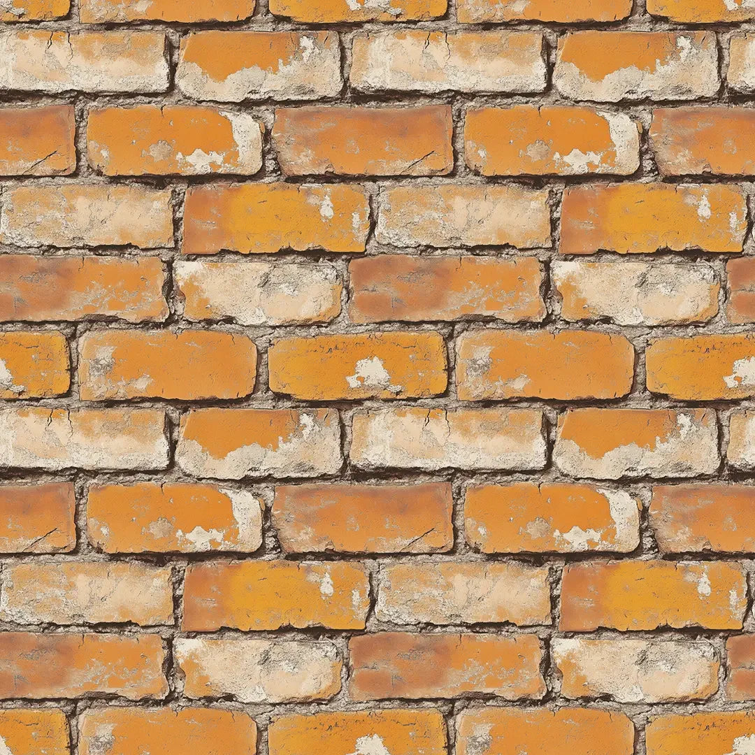 Vintage Warehouse Exposed Brick - WallCreatives