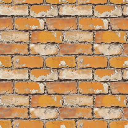 Vintage Warehouse Exposed Brick - WallCreatives