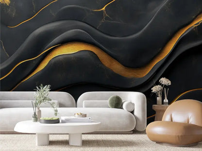 Golden Canyon Embrace - WallCreatives