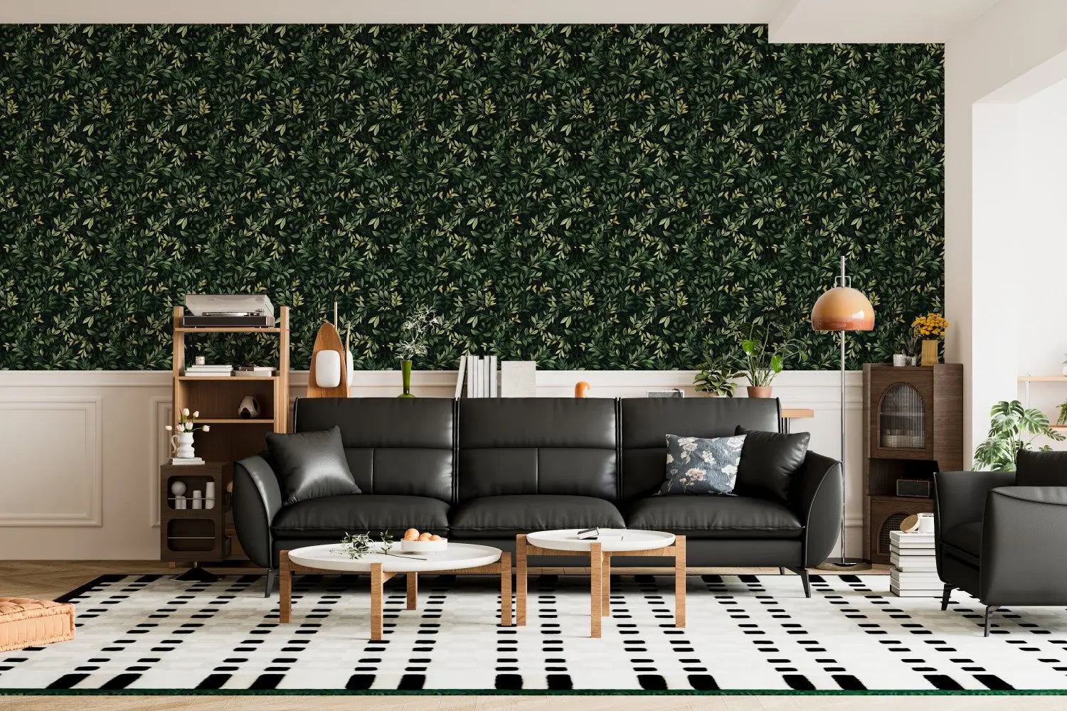 Verdant Twilight Grove WallCreatives