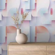 Pastel Prism Abstract Wallpaper - WallCreatives