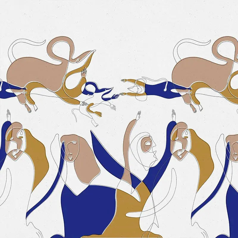 Antropomorphic Mustard Wallpaper Vladila