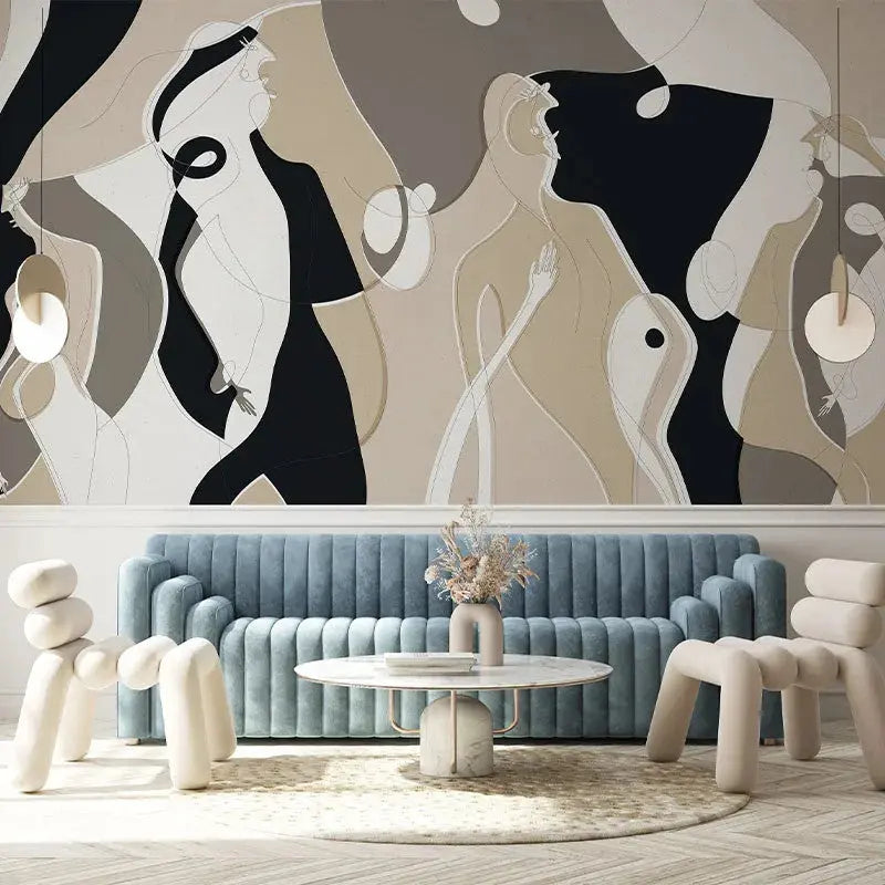 Rumors Beige Wallpaper Vladila