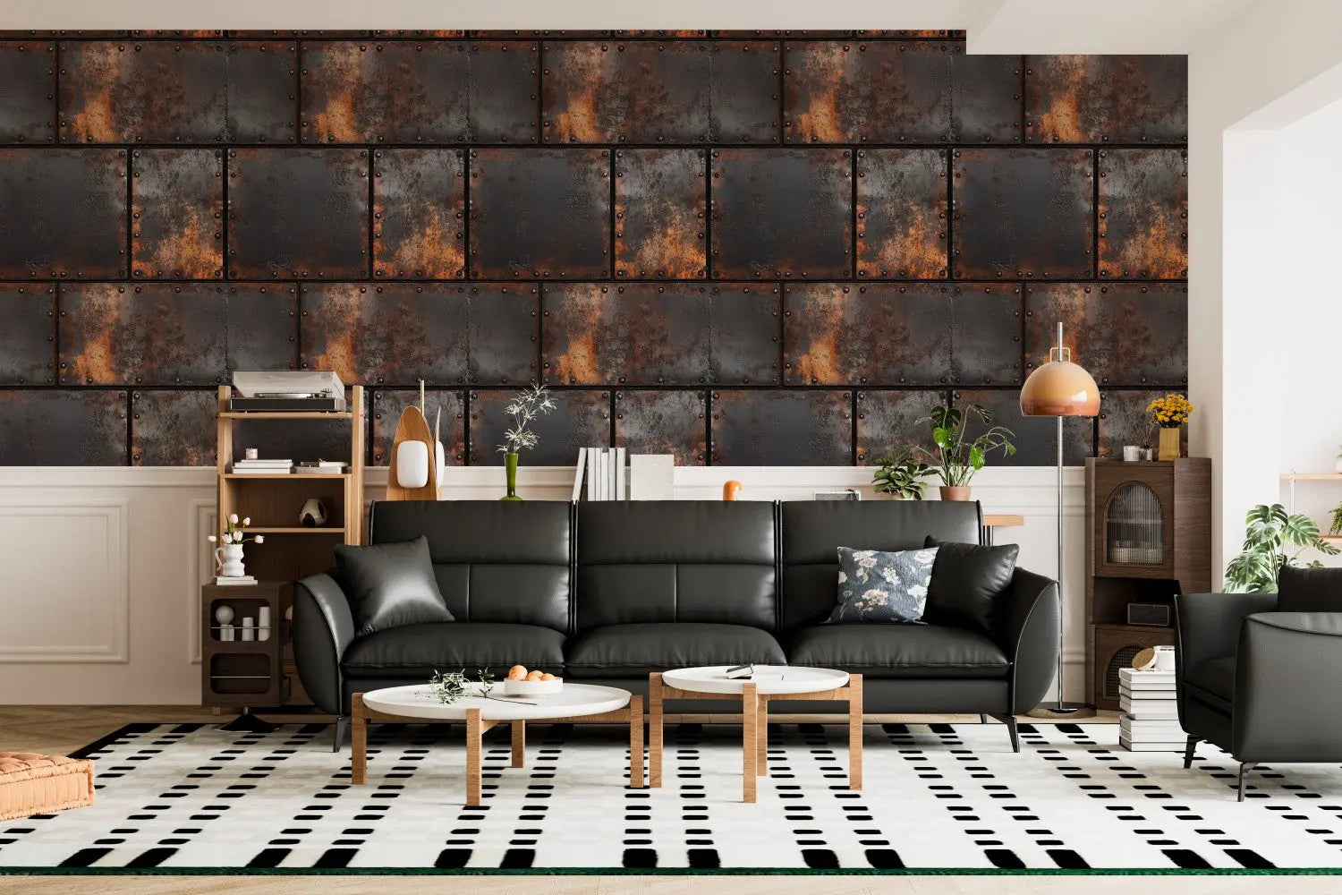 Forged Iron Fortress Panels WallCreatives