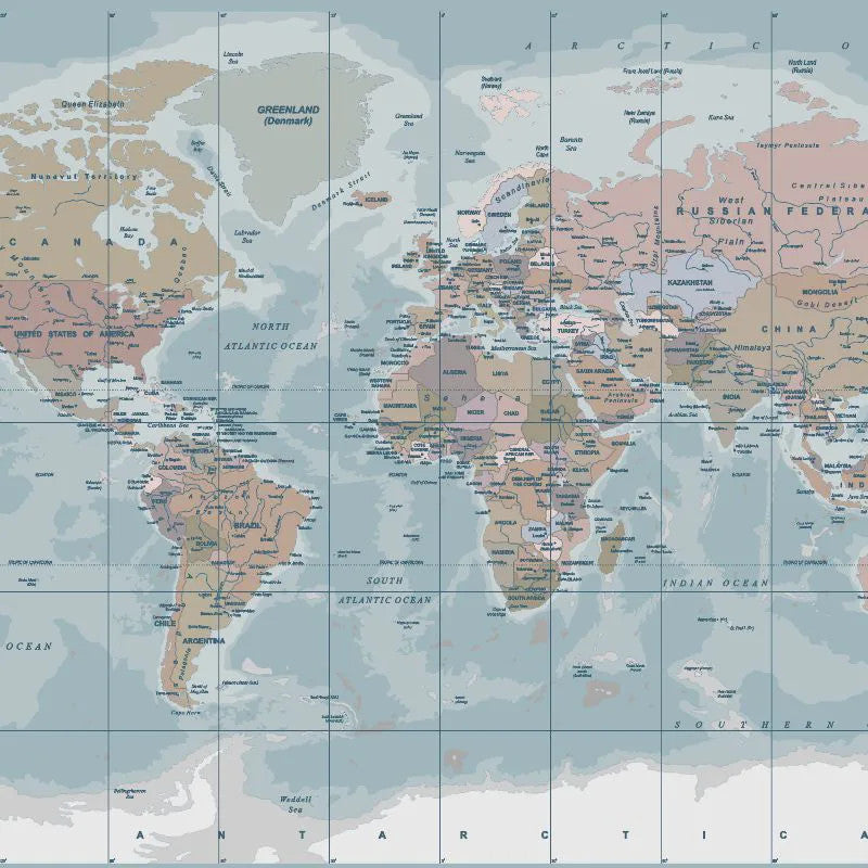 Political map Wallpaper Vladila