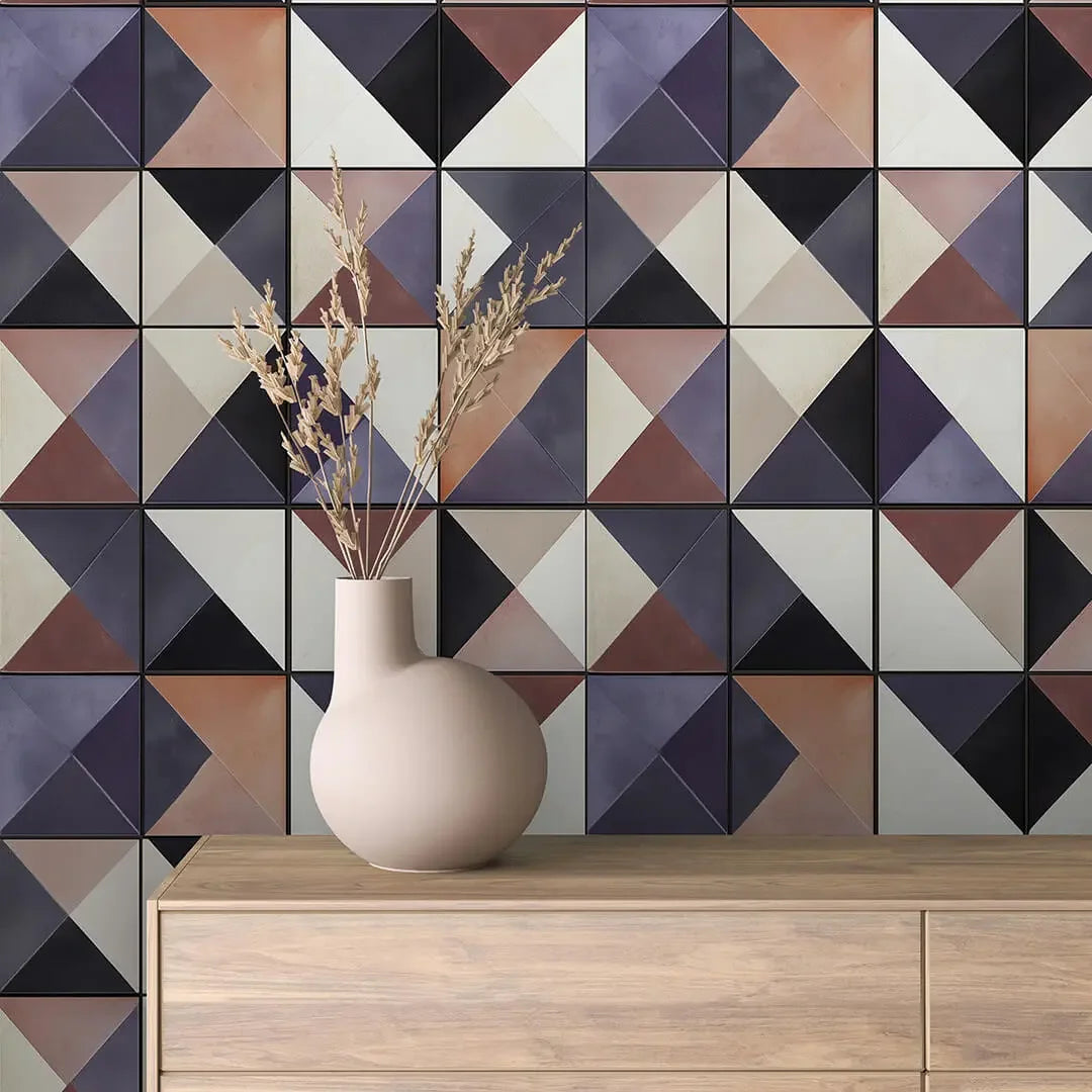 Terra Firma Kaleidoscope Mural - WallCreatives