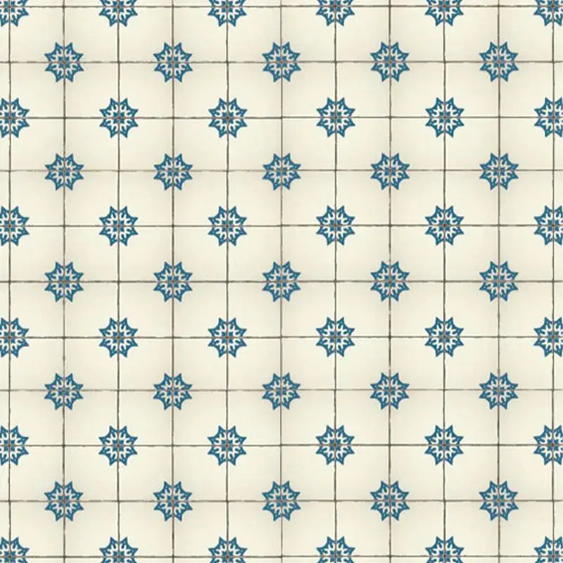 Vintage Tiles Pattern Wallpaper Vladila