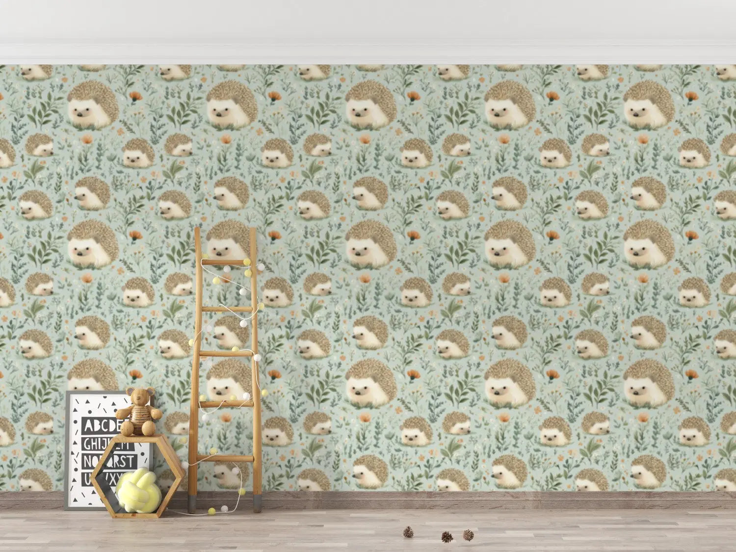 Enchanted Hedgehog Garden WallCreatives