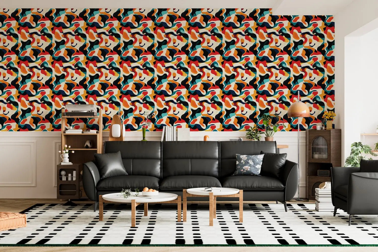 Mid-Century Melody Wallpaper WallCreatives