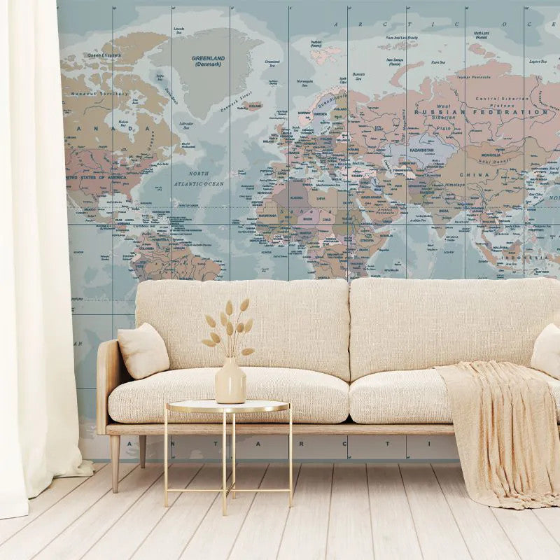 Political map Wallpaper Vladila