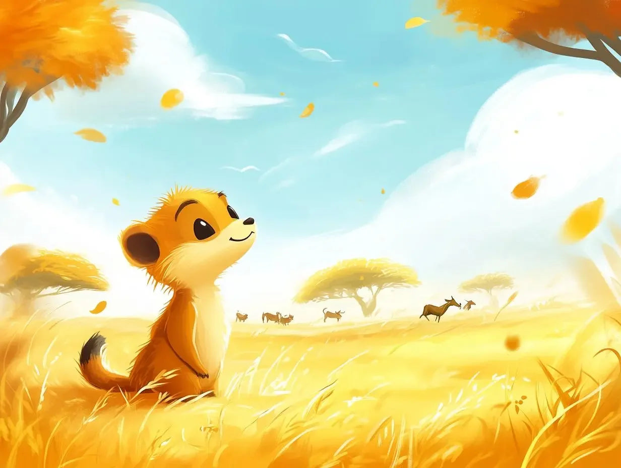 golden savanna daydream - wallcreatives
