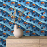 Subsurface Glow Organic Waves - WallCreatives