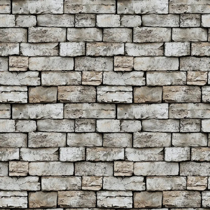 Aged Urban Loft Brick Wall - WallCreatives