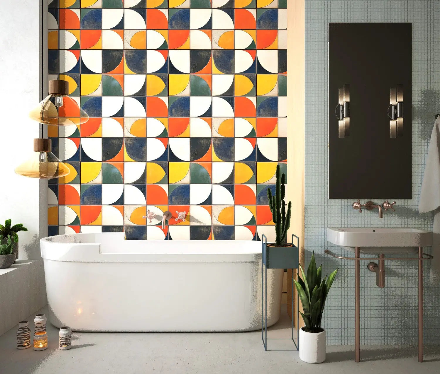 Bauhaus Block Rhapsody WallCreatives