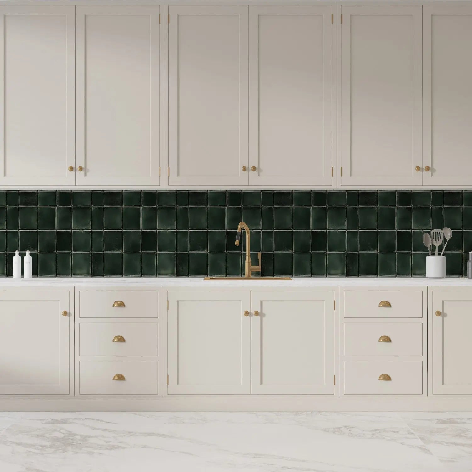 Deep Forest Artisan Tile WallCreatives