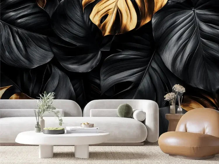 Gilded Jungle Noir - WallCreatives