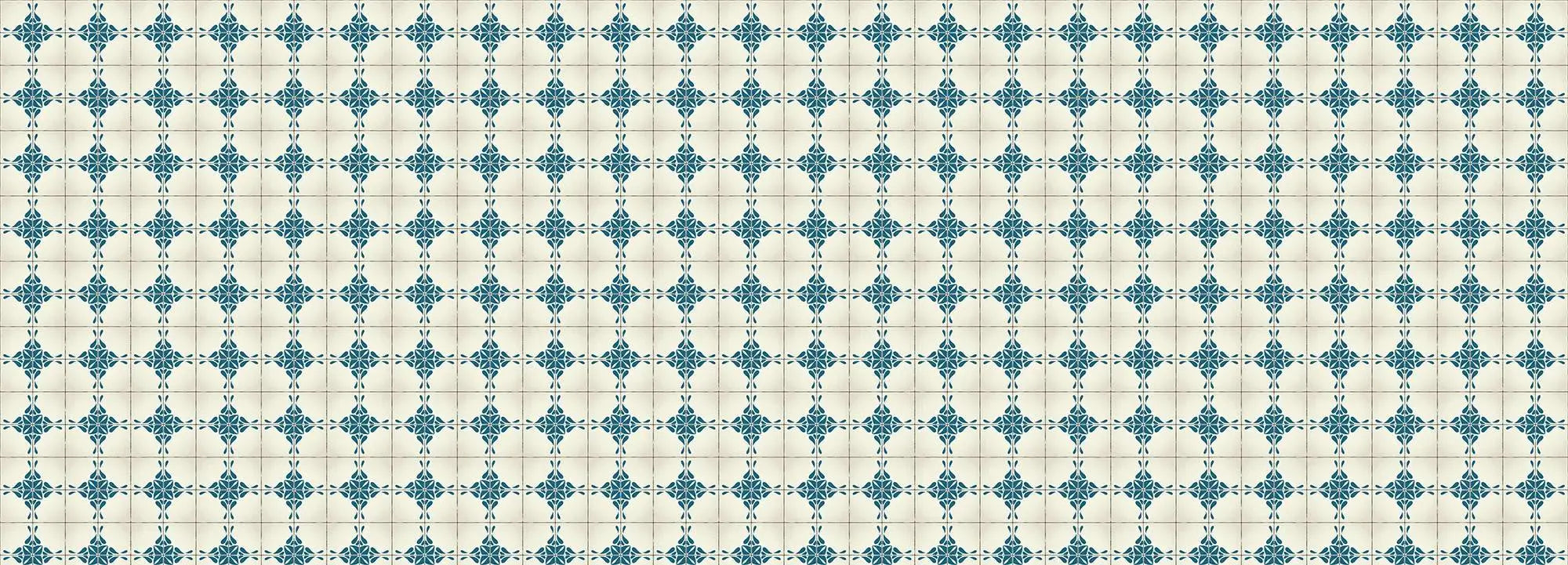 Vintage Blue Tiles Wallpaper Vladila