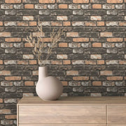 Soho Loft Distressed Brick Wallpaper - WallCreatives