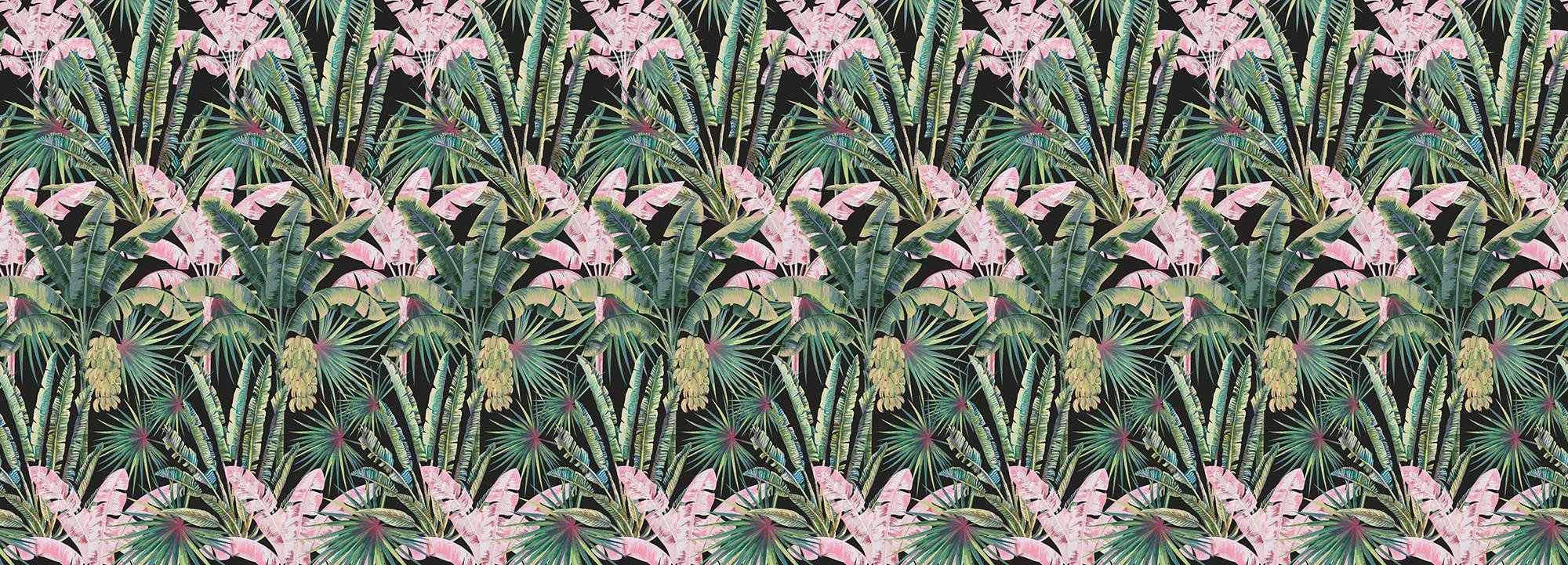 Blush Groove in black Wallpaper Vladila