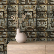 Ancient Temple Stone Carvings - WallCreatives