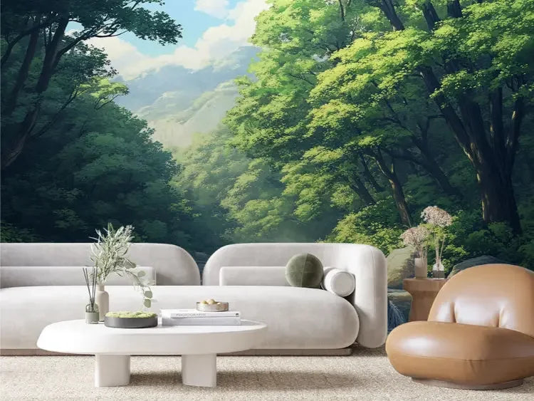 emerald river forest sanctuary - wallcreatives