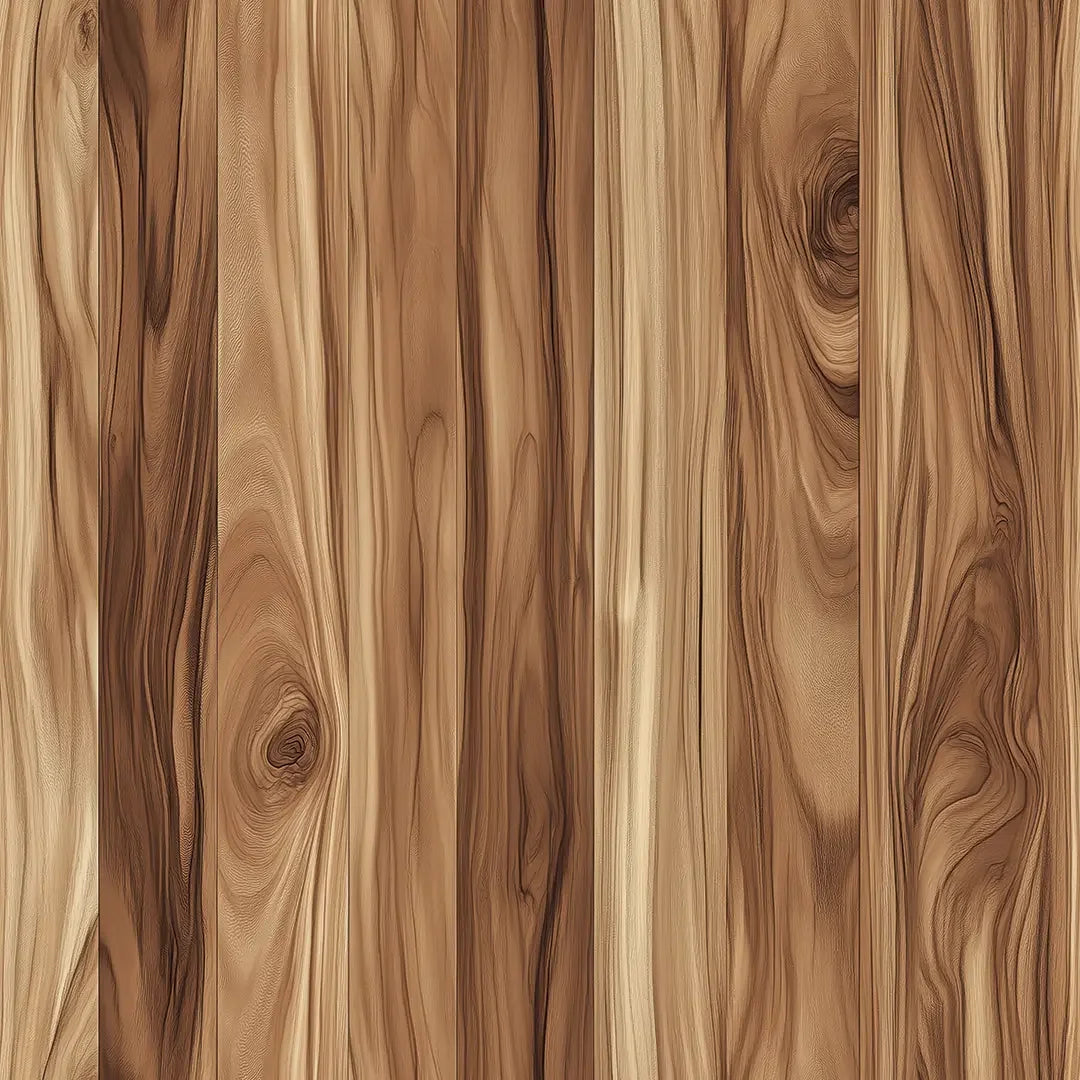 Golden Teak Vertical Planks - WallCreatives
