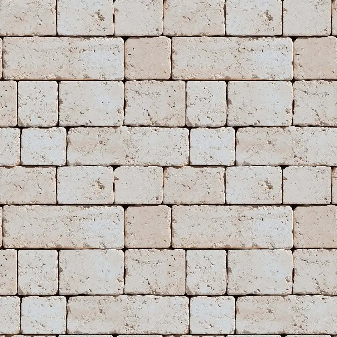Coastal Limestone Brick Wall - WallCreatives