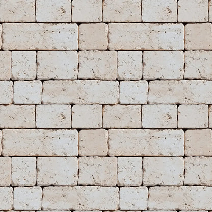 Coastal Limestone Brick Wall - WallCreatives