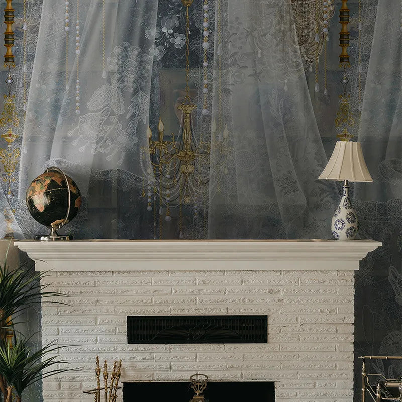 Tea House (Chicory) Wallpaper Vladila