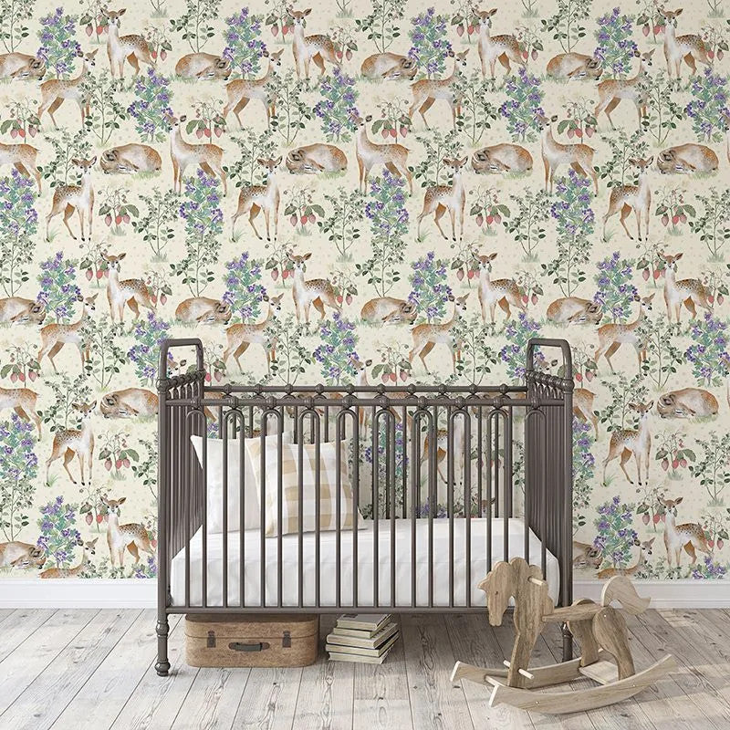 Anca's Fawn In Yellow Wallpaper Vladila