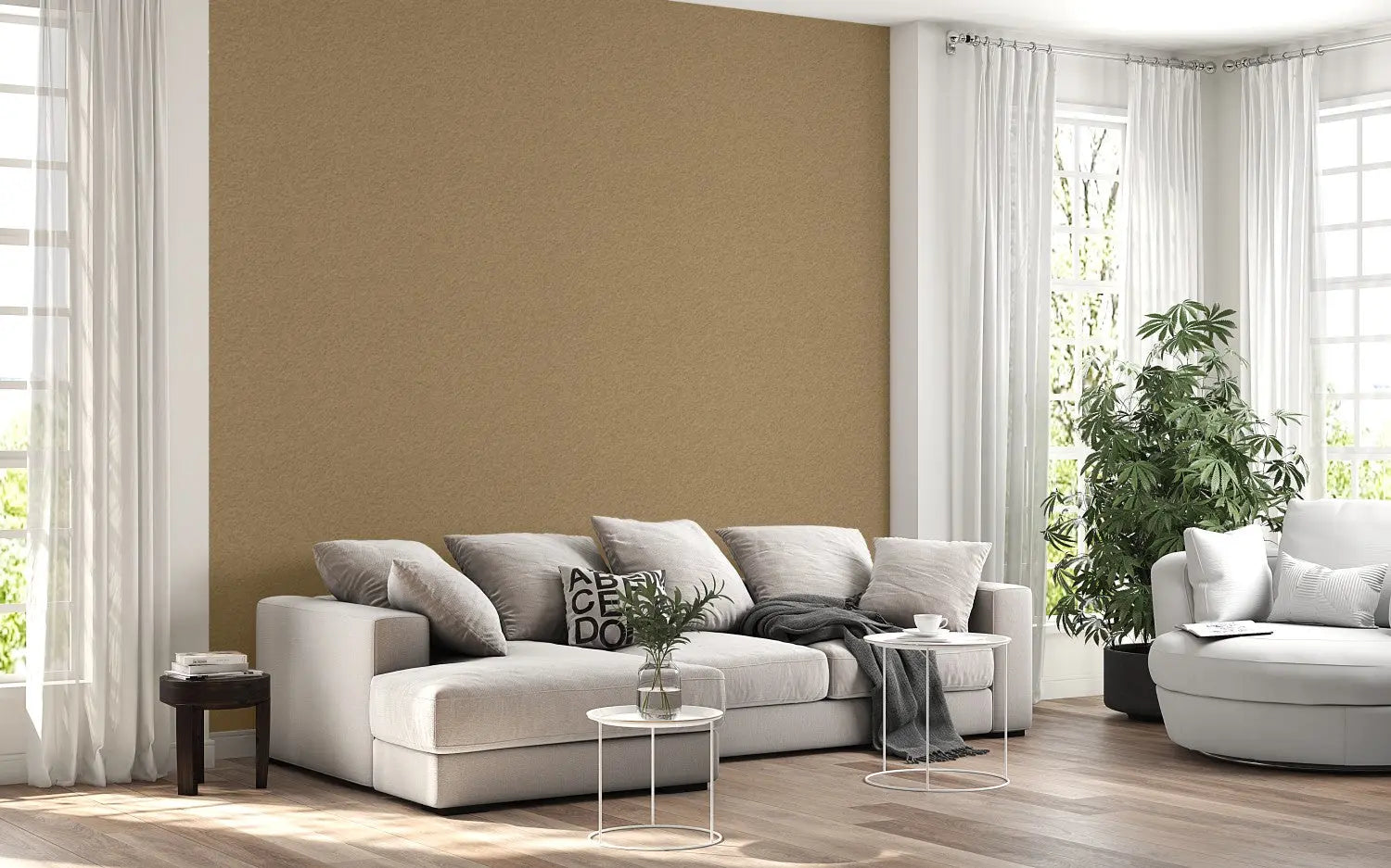 Golden Hour Berber Weave WallCreatives