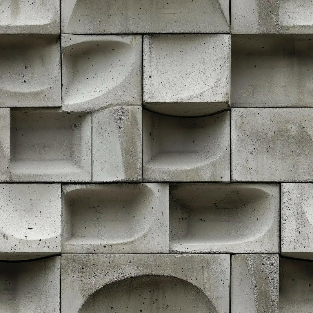 Modern Concrete Relief Panel - WallCreatives