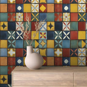 Hacienda Garden Patchwork - WallCreatives