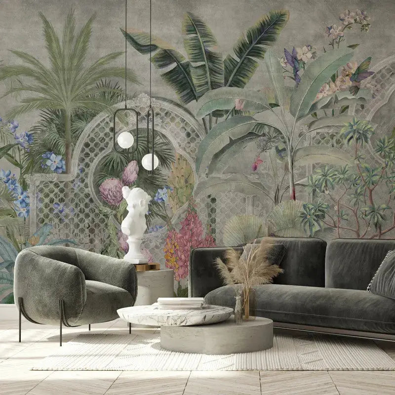 Verdant Mosaic Wallpaper Vladila