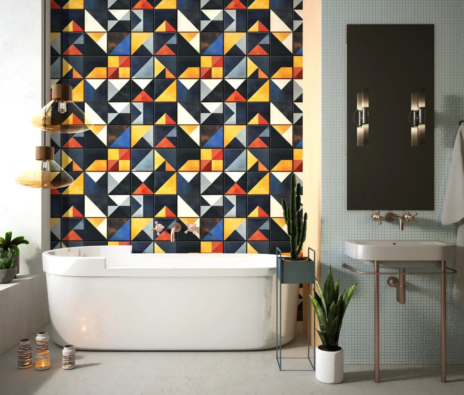 Atelier Geo Block Collage WallCreatives