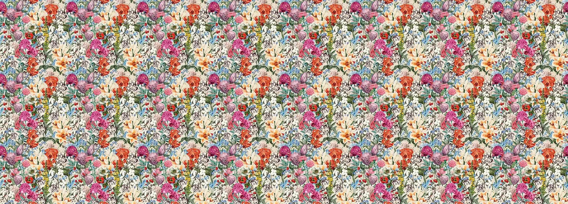 Primavera Flowers (Cream) Wallpaper Vladila